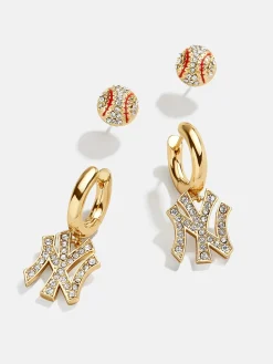 MLB Earring Set - New York Yankees
