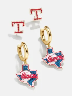 MLB Earring Set - Texas Rangers
