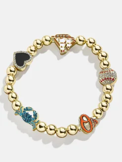 MLB Pisa Charm Bracelet - Baltimore Orioles