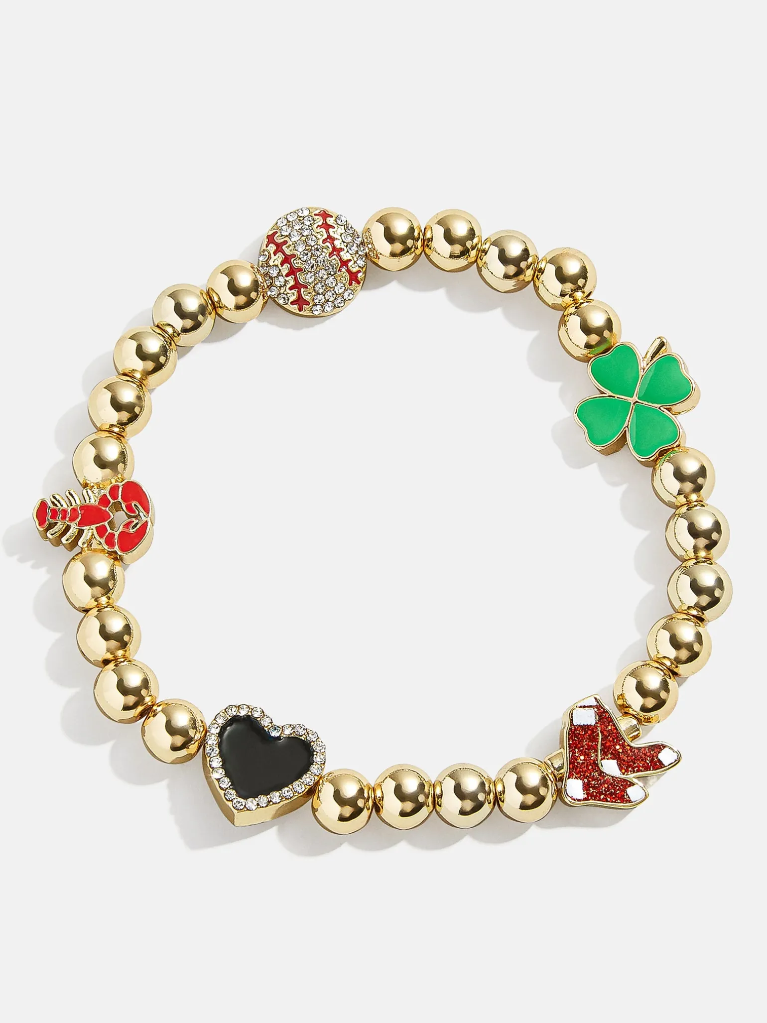 MLB Pisa Charm Bracelet - Boston Red Sox
