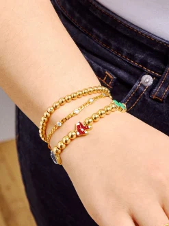 MLB Pisa Charm Bracelet - Boston Red Sox