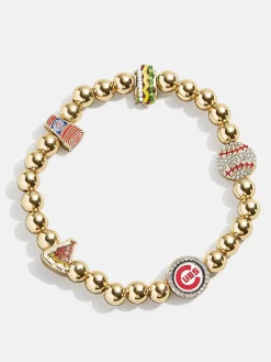MLB Pisa Charm Bracelet - Chicago Cubs