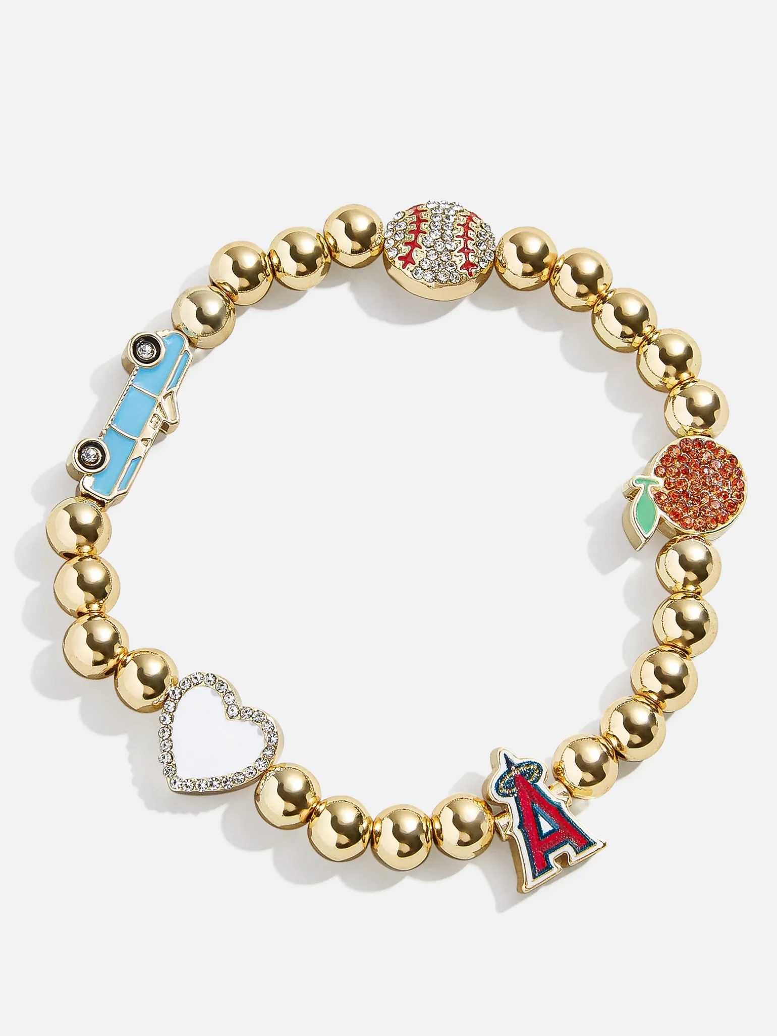MLB Pisa Charm Bracelet - Los Angeles Angels