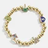 MLB Pisa Charm Bracelet - Los Angeles Dodgers
