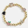 MLB Pisa Charm Bracelet - Atlanta Braves