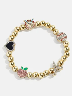 MLB Pisa Charm Bracelet - Atlanta Braves