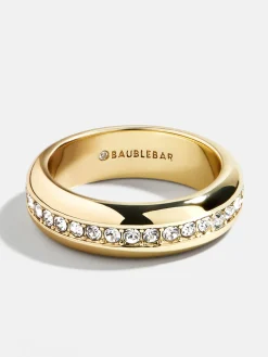 Monet Ring - Gold/Pavé