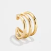 Morgan 18K Gold Vermeil Ear Cuff - Gold
