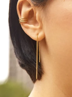 Morgan 18K Gold Vermeil Ear Cuff - Gold