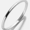 Nadia Classic Hinge Bangle - Classic Thin Silver