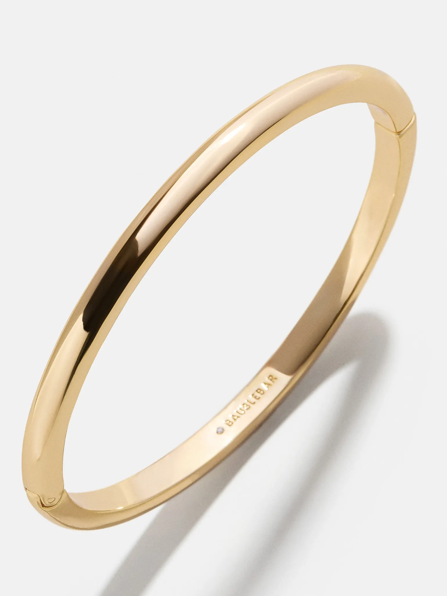Nadia Classic Hinge Bangle - Classic Thin Gold