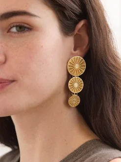 Naomi Statement Earrings - Gold