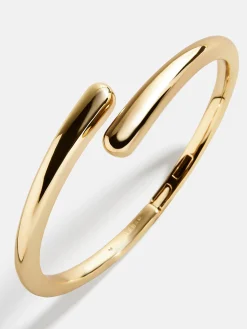 Naomi Wrap Hinge Bangle - Gold