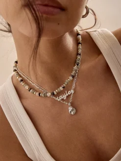 Natasha Semi-Precious Necklace - Neutral