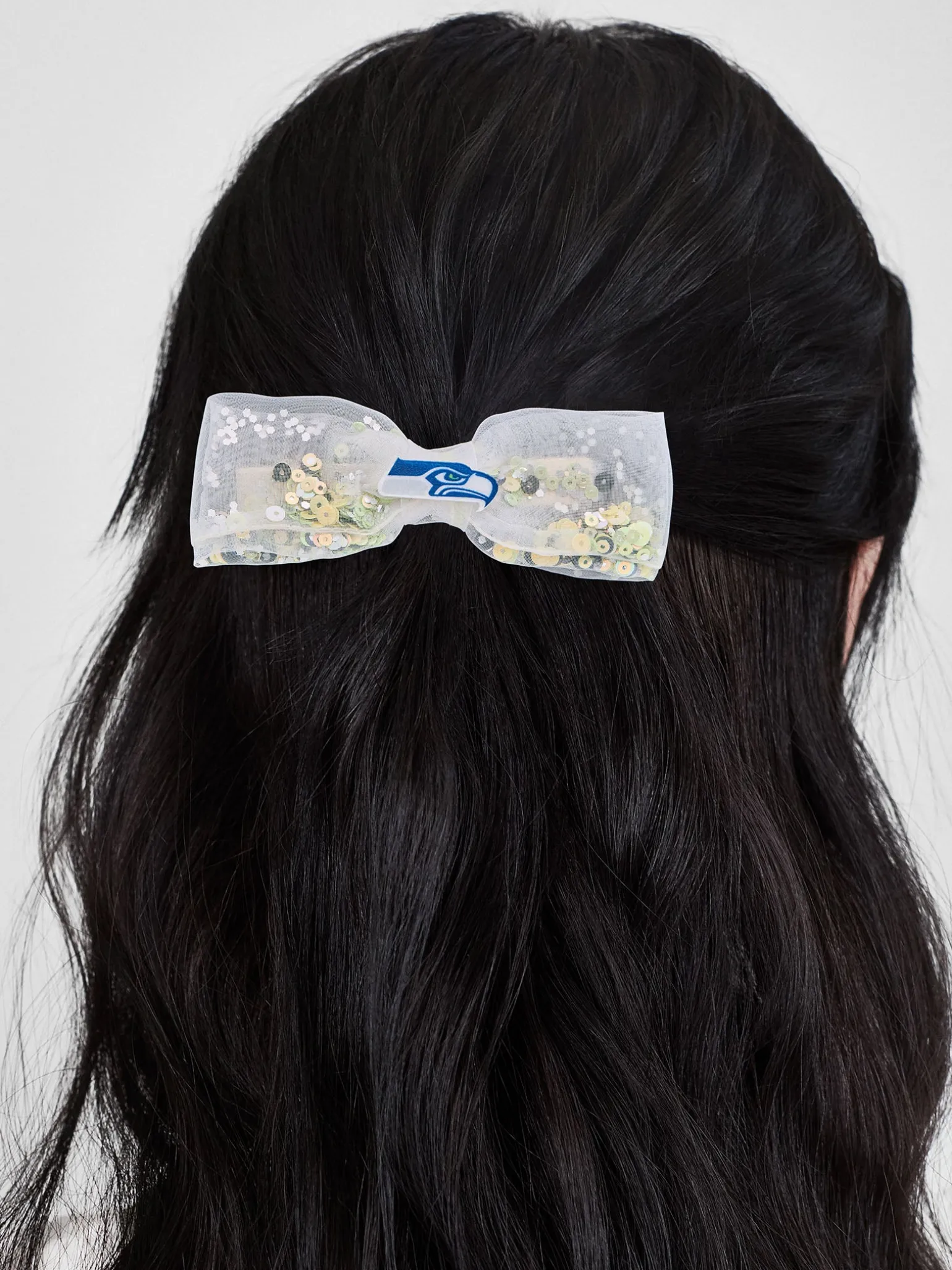 NFL Hair Bow - Seattle Seahawks