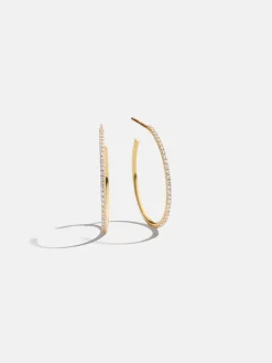 Niata 18K Gold Vermeil Earrings - 24MM