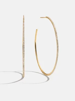 Niata 18K Gold Vermeil Earrings - 48MM