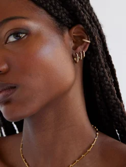 Niata Waterproof Earring Set - Gold/Pavé