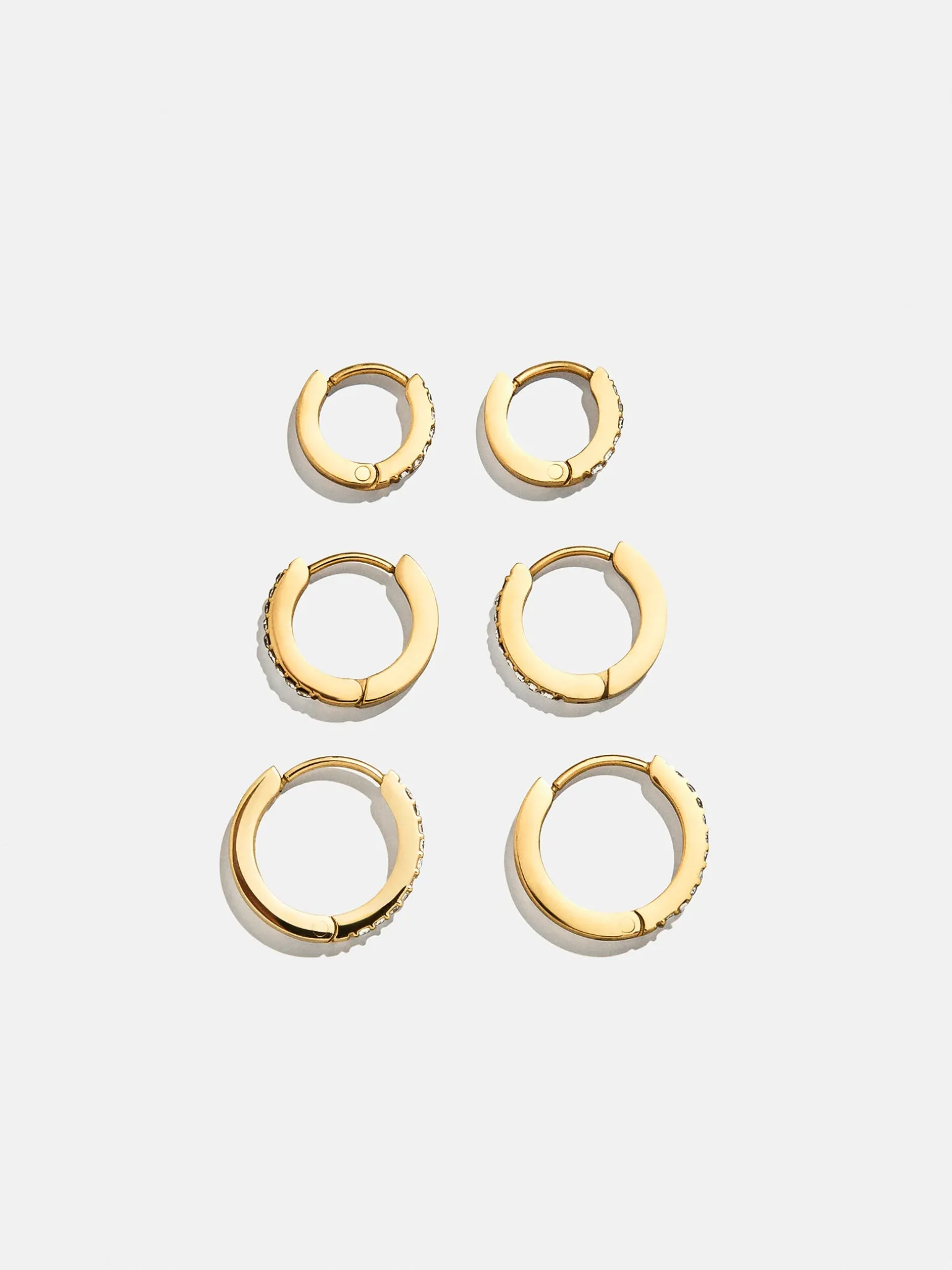 Niata Waterproof Earring Set - Gold/Pavé