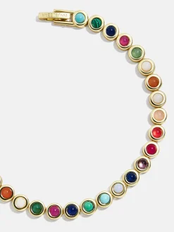 Nina Semi-Precious Bracelet - Gold/Multi
