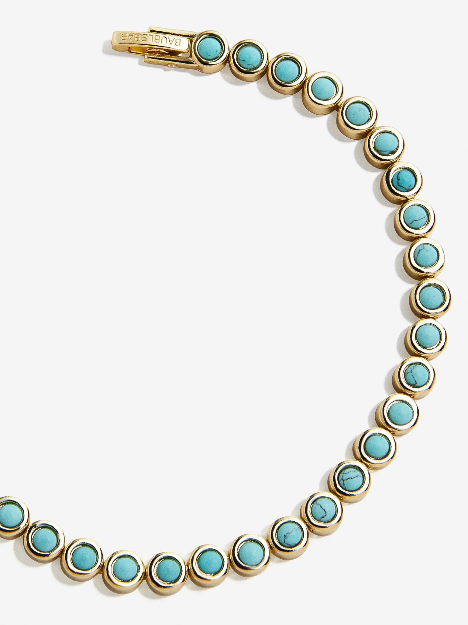 Nina Semi-Precious Bracelet - Gold/Turquoise