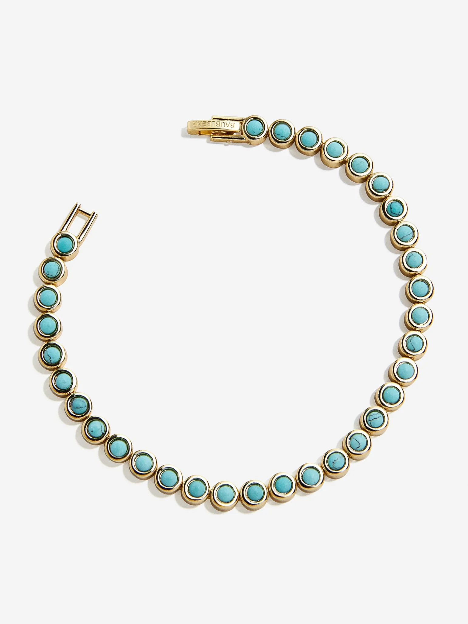Nina Semi-Precious Bracelet - Gold/Turquoise