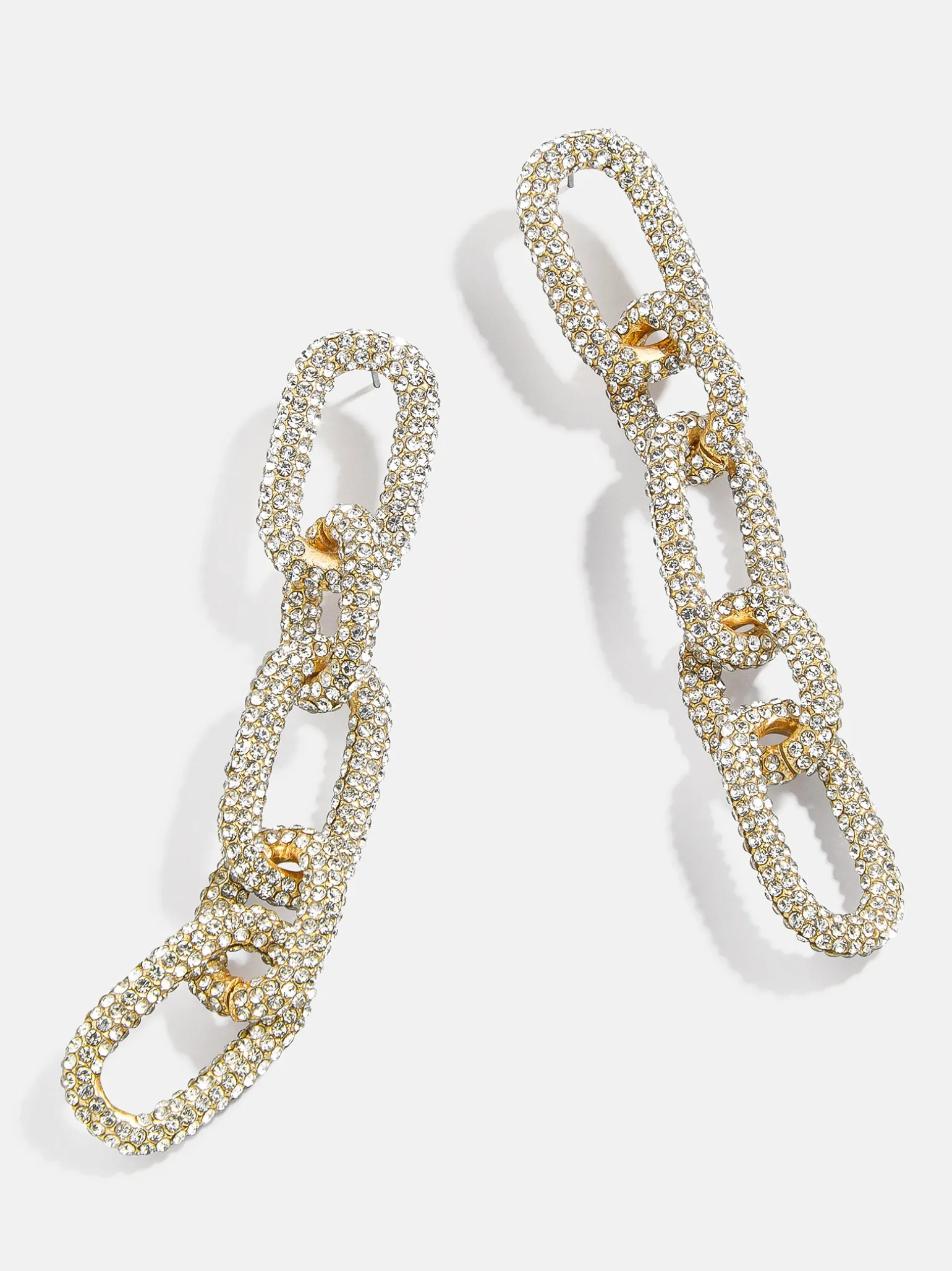 Nova Statement Earrings - Gold/Pavé