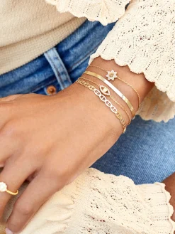 Ojo 18K Gold Vermeil Bracelet - Evil Eye