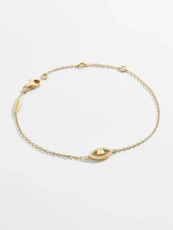 Ojo 18K Gold Vermeil Bracelet - Evil Eye