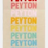 Ombre Name Custom Blanket - Beige/Multi