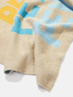 Ombre Name Custom Blanket - Beige/Multi