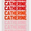 Ombre Name Custom Blanket - White/Red