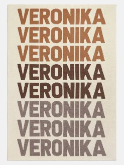 Ombre Name Custom Blanket - Beige/Brown