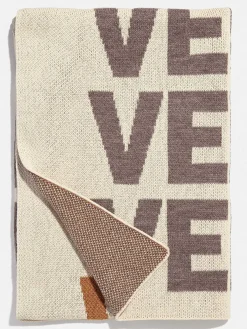 Ombre Name Custom Blanket - Beige/Brown