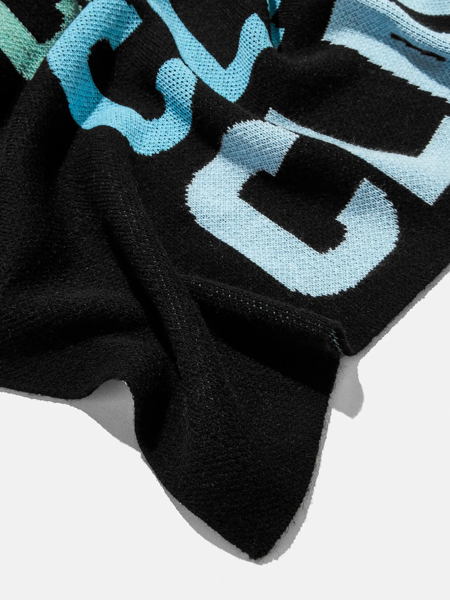 Ombre Name Custom Blanket - Black/Multi