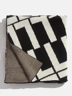 On A Loop Custom Blanket - Black/White