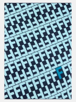 On A Loop Custom Blanket - Blue/Light Blue