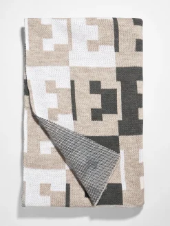 On Repeat Custom Blanket - Light Gray/White
