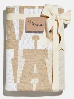 On Repeat Custom Blanket - Natural/Beige