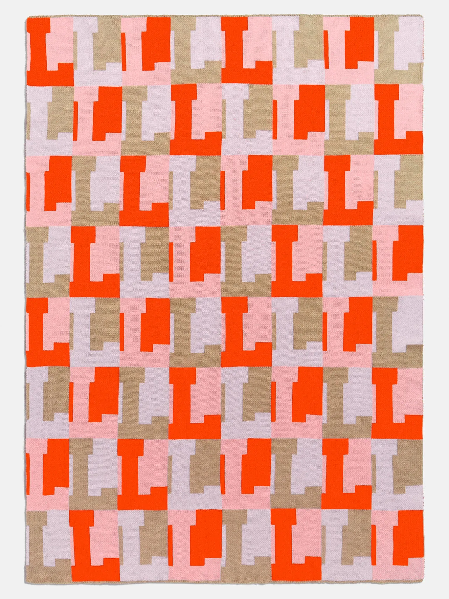 On Repeat Custom Blanket - Light Pink/Orange