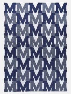 On Repeat Custom Blanket - Blue/White