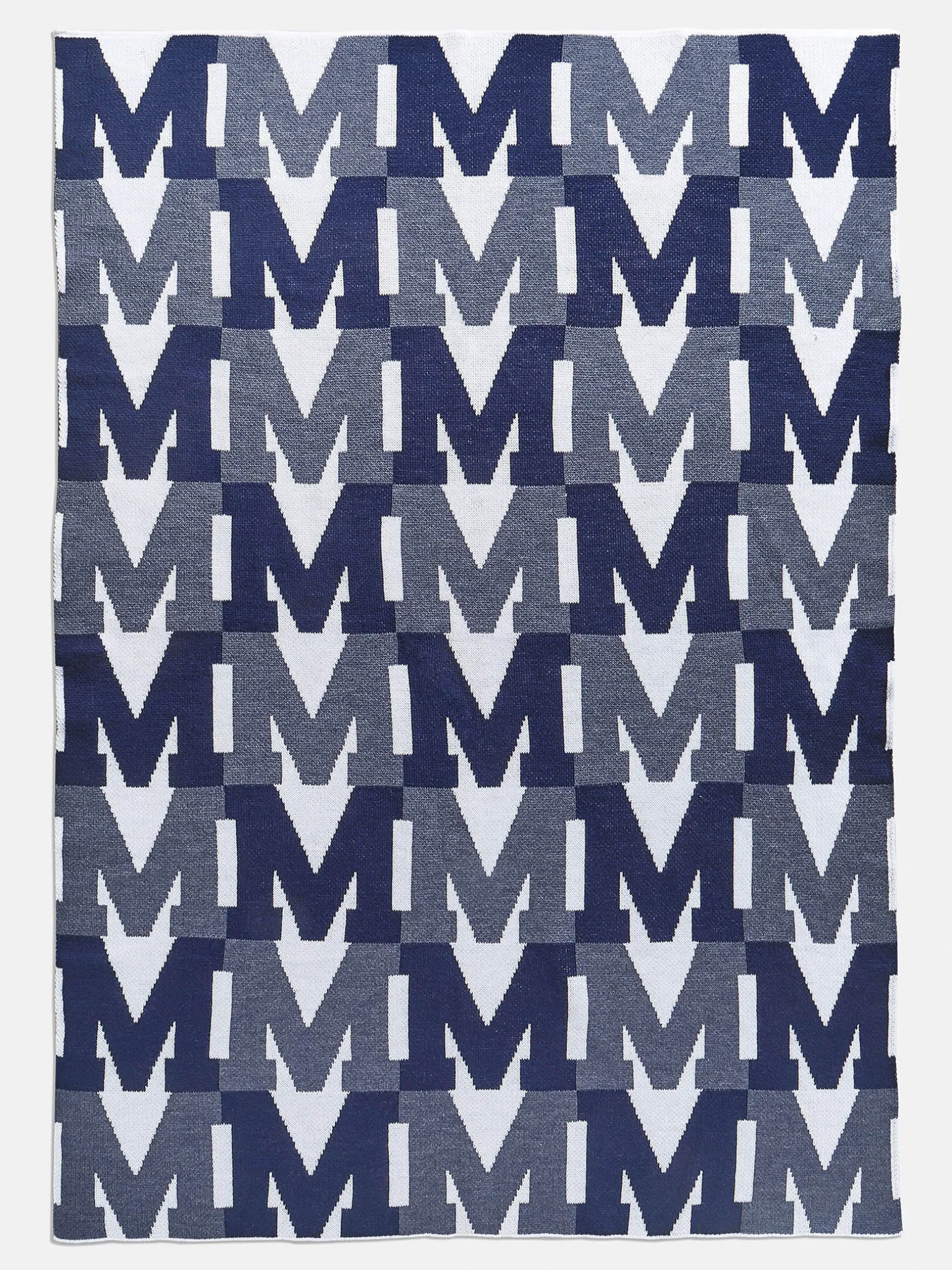 On Repeat Custom Blanket - Blue/White