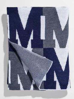 On Repeat Custom Blanket - Blue/White