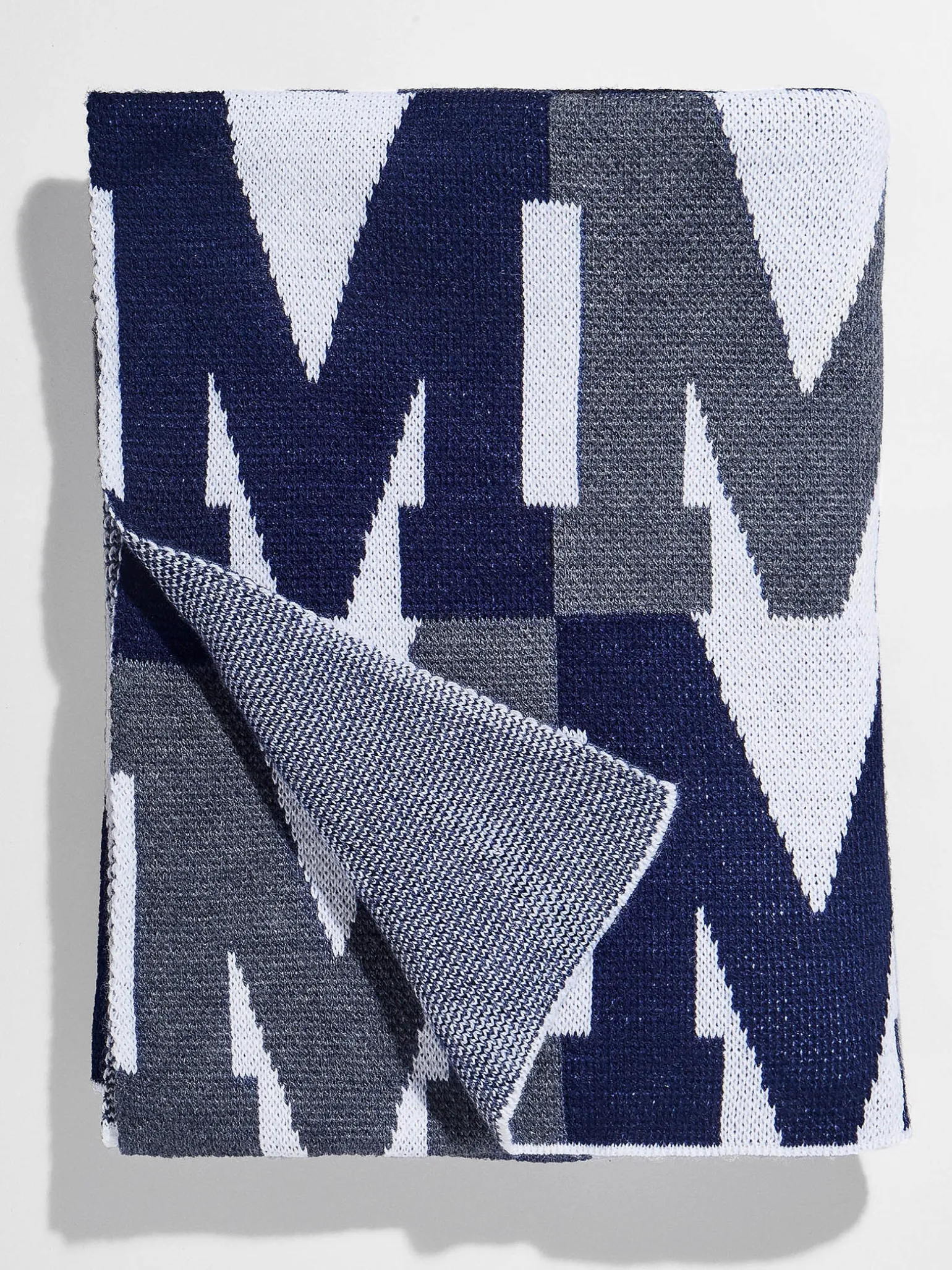 On Repeat Custom Blanket - Blue/White