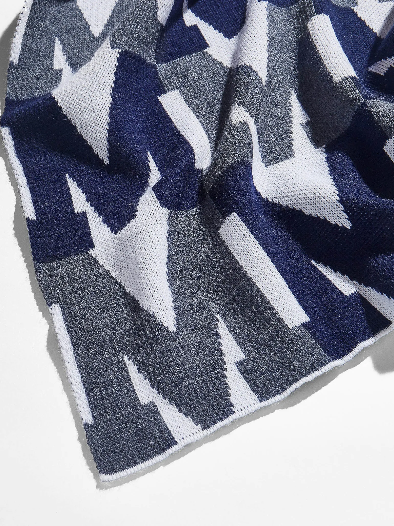 On Repeat Custom Blanket - Blue/White