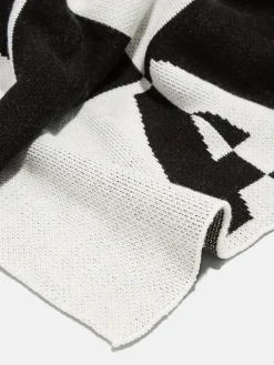 Opposites Attract Custom Blanket - Gray/Black