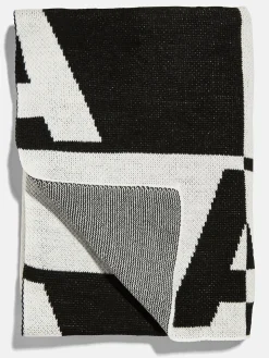 Opposites Attract Custom Blanket - Gray/Black