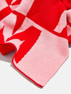 Opposites Attract Custom Blanket - Red/Pink