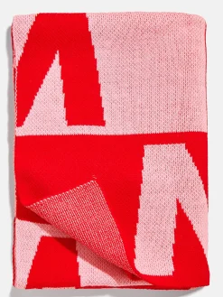 Opposites Attract Custom Blanket - Red/Pink