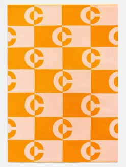 Opposites Attract Custom Blanket - Orange/Light Orange